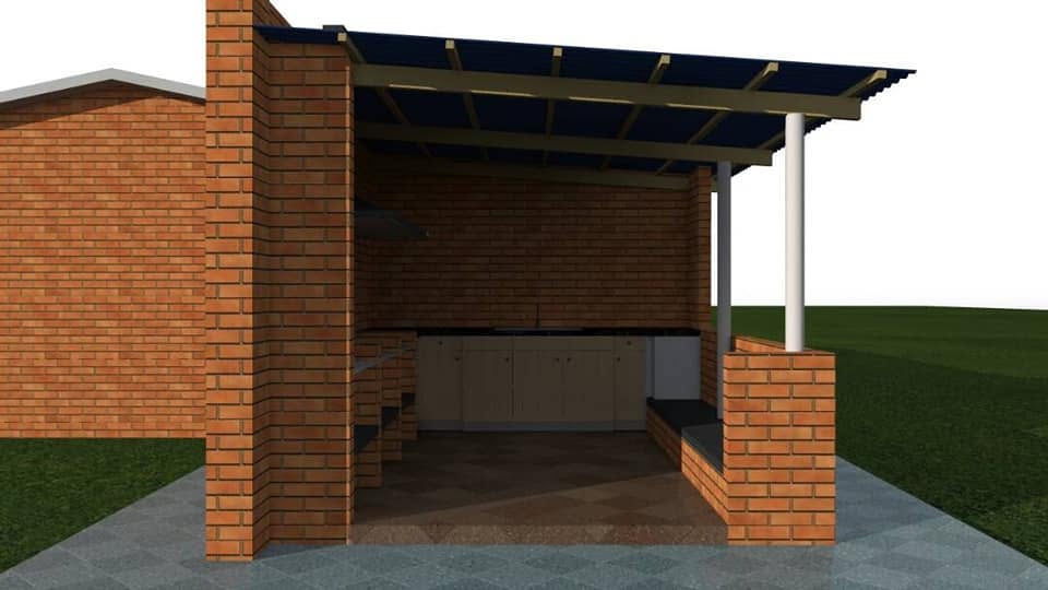 Outdoor Braai and Entertainment Patio